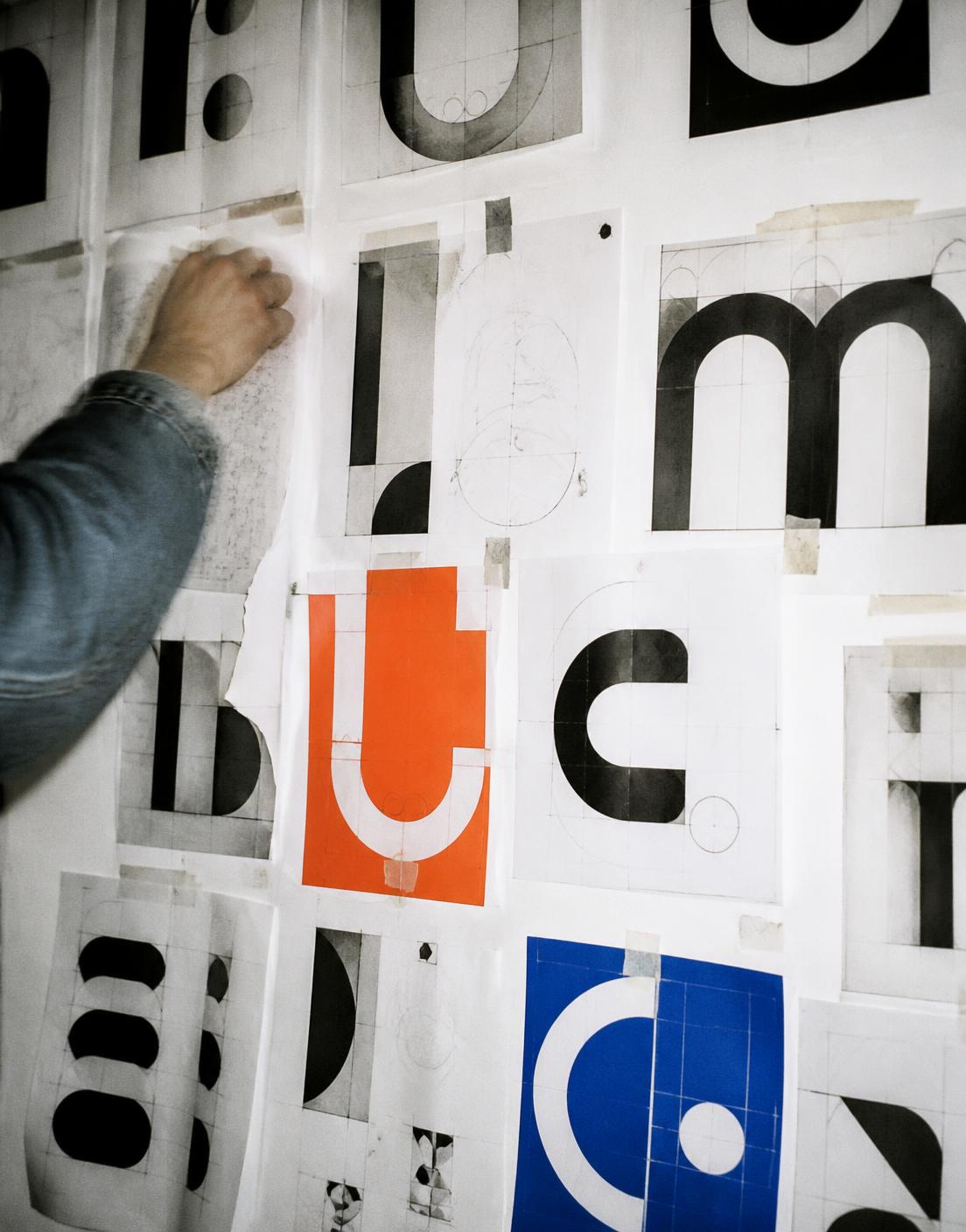 Printed routes narrowed down to one chosen direction, the rejected options set aside